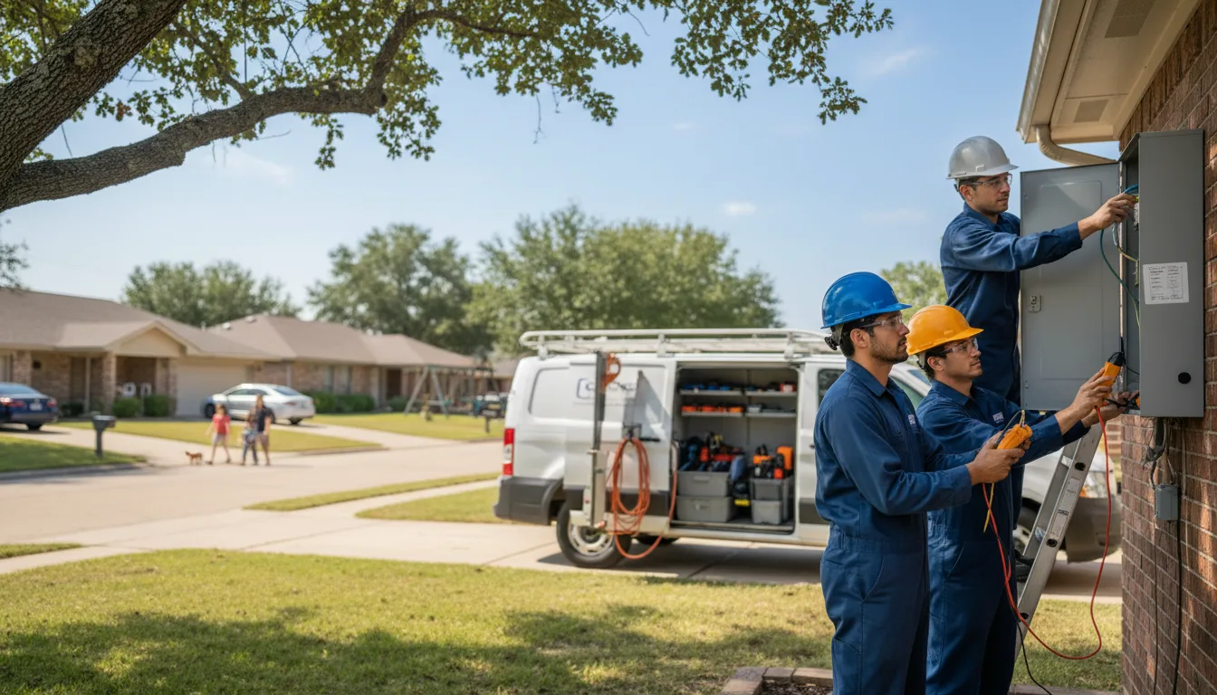 Certified electrician providing emergency electrical services in Savanna, OK